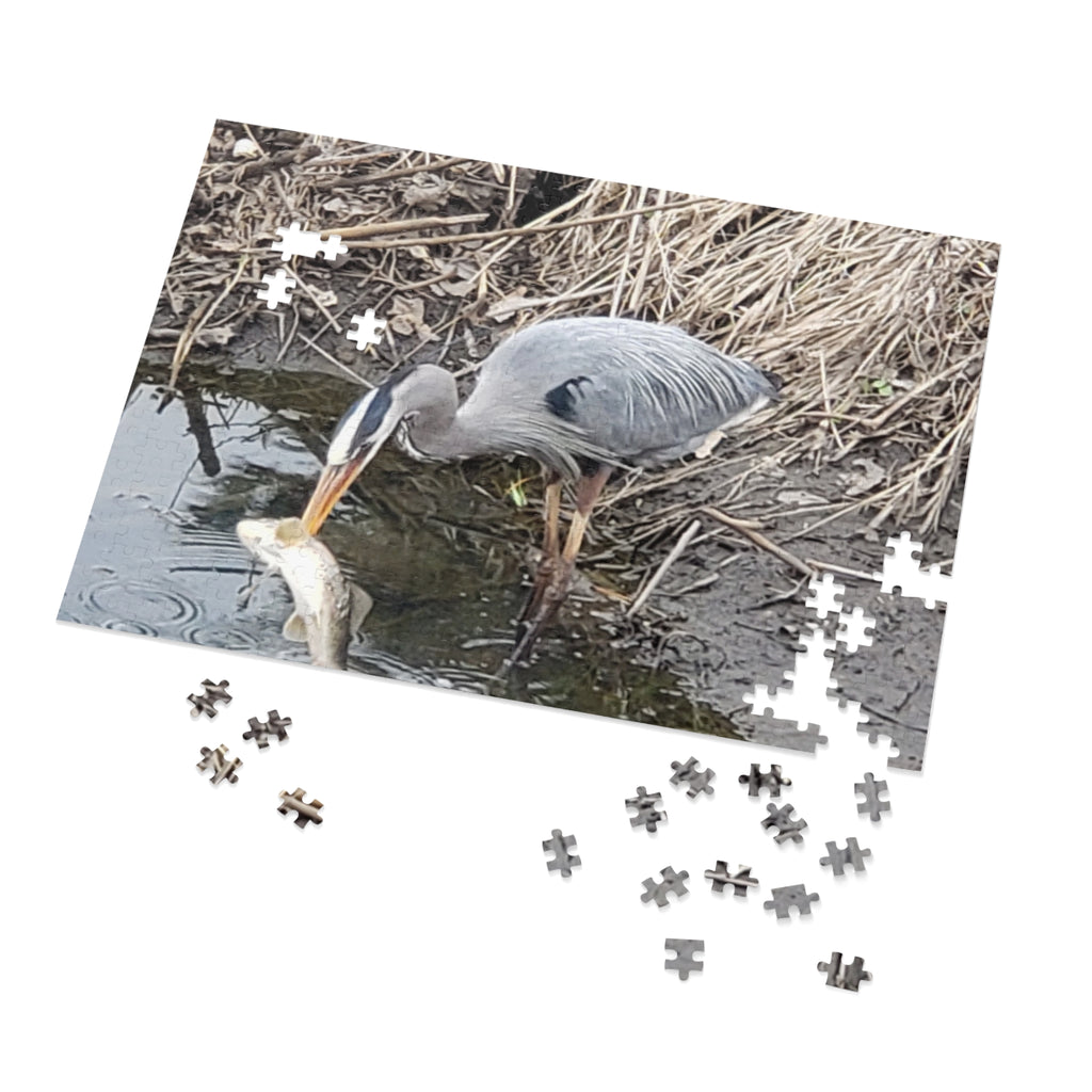 Jigsaw Puzzle with Tin:  Caught One