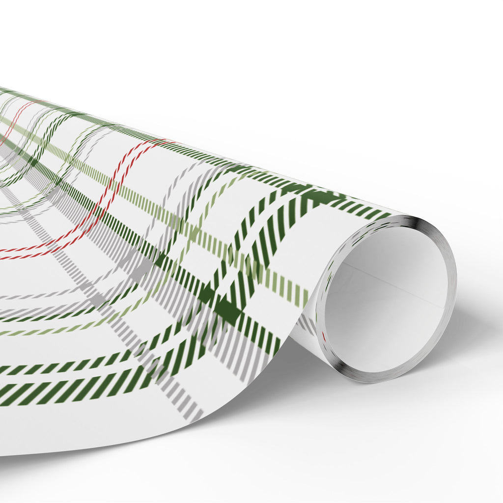 Holiday Gift Wrap: Holly Plaid