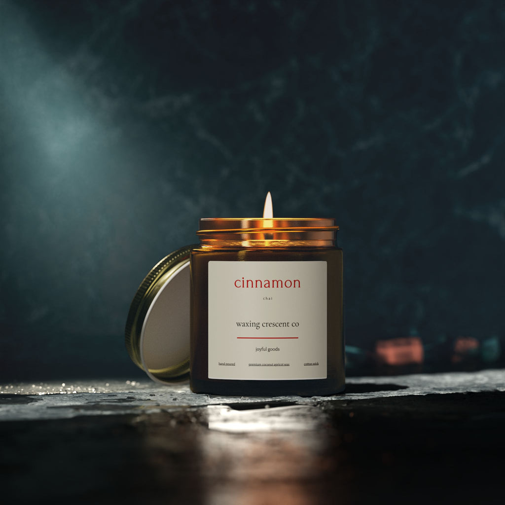 Premium Jarred Candle:  Cinnamon Chai Scented
