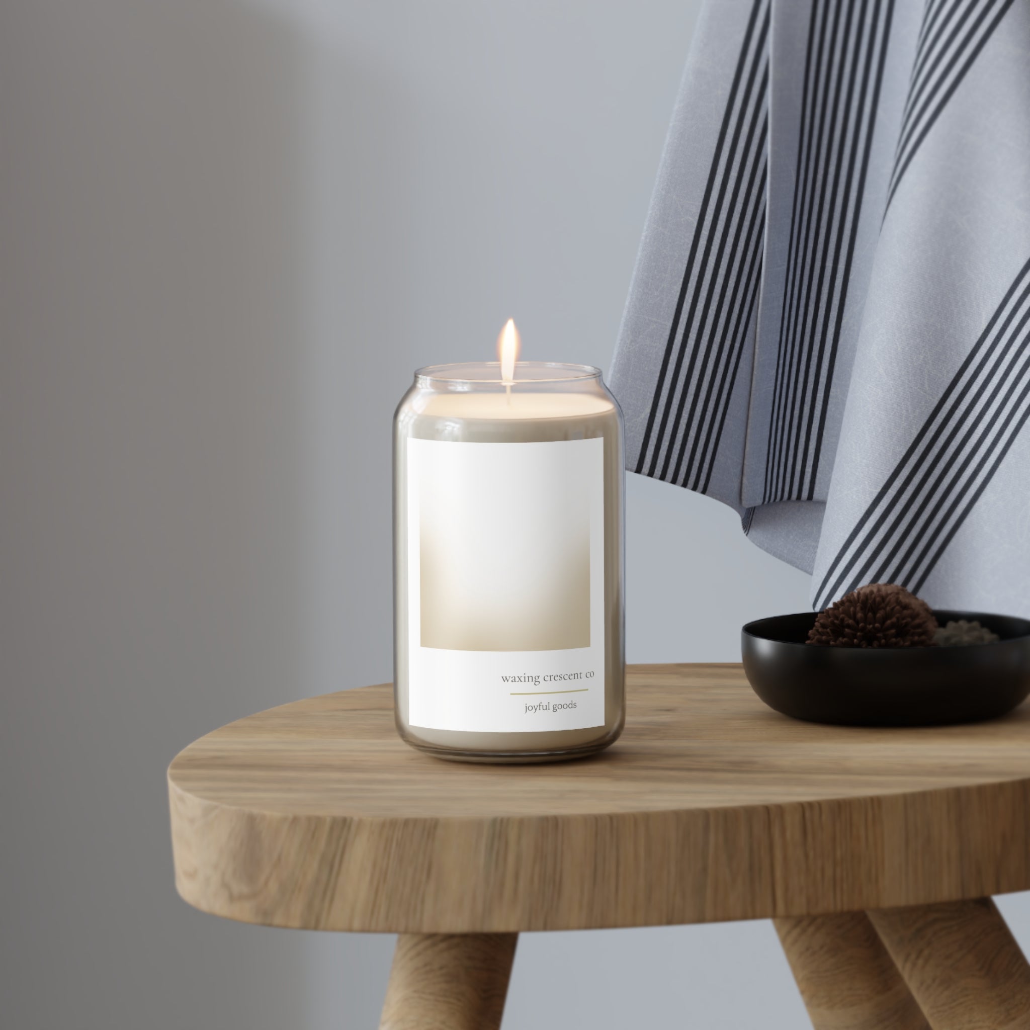 Aromatherapy Jar Candle:  Golden Misty Halo