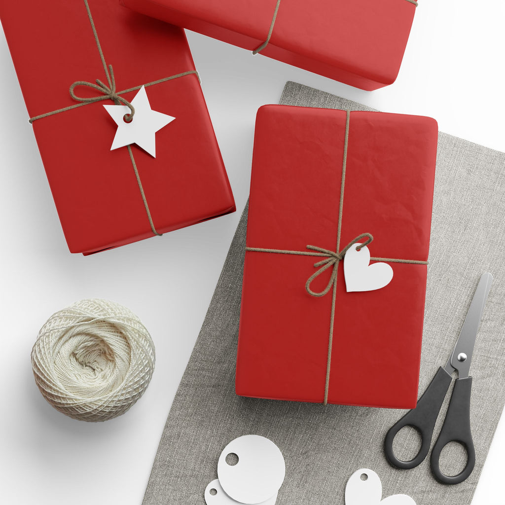 Holiday Gift Wrap:  Vintage Red
