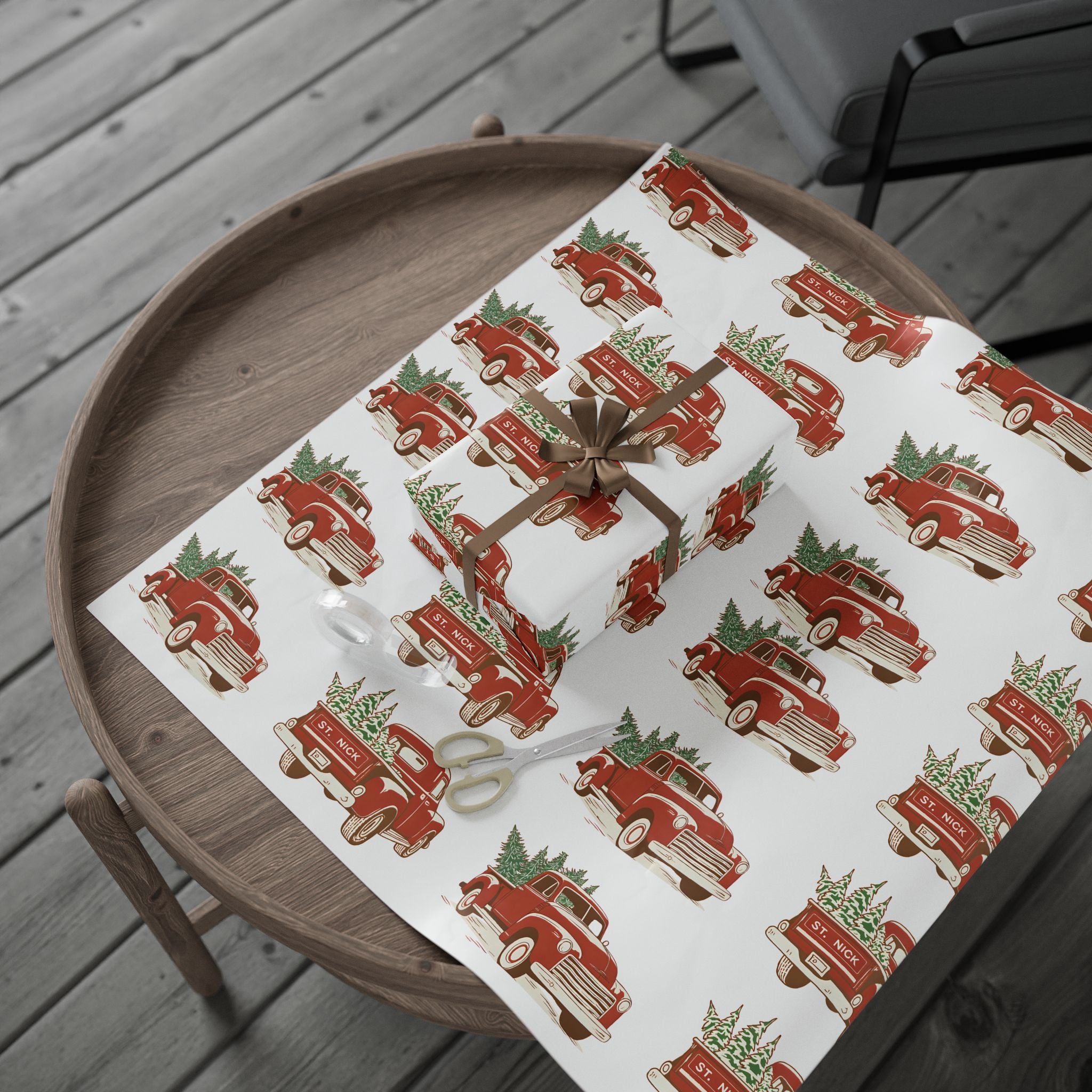 Holiday Gift Wrap:  Nick's Truck