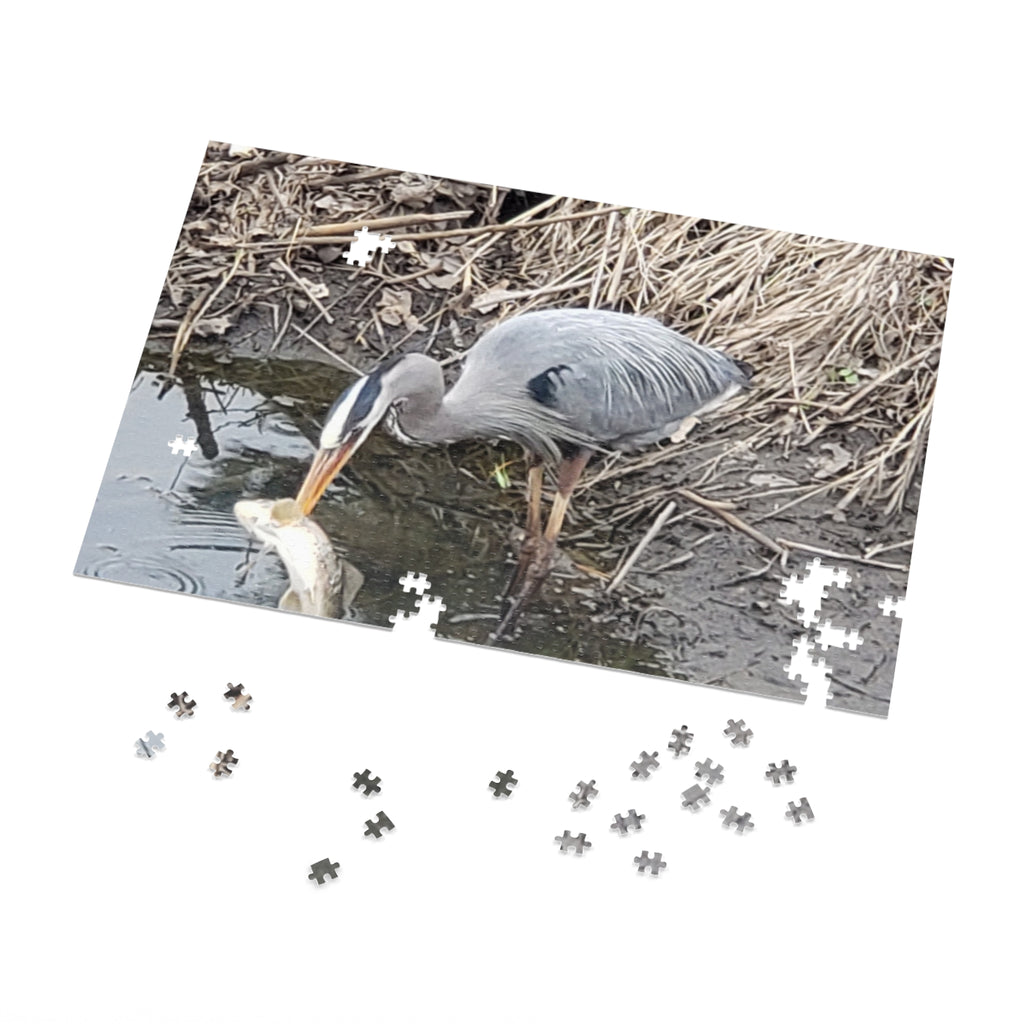 Jigsaw Puzzle with Tin:  Caught One