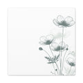 20"x20" matte canvas [calm simple blooms]