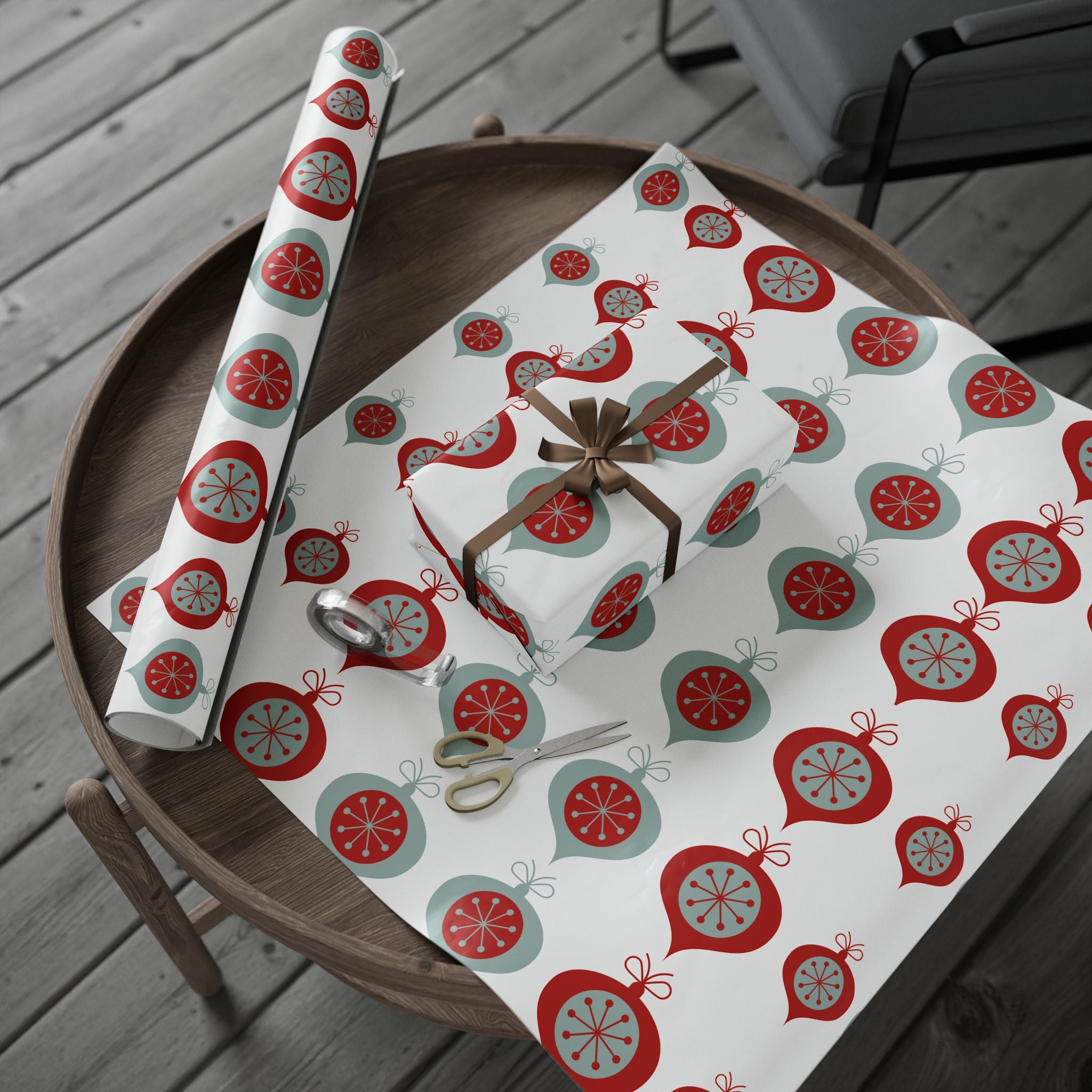 Holiday Gift Wrap:  All the Vintage Ornaments