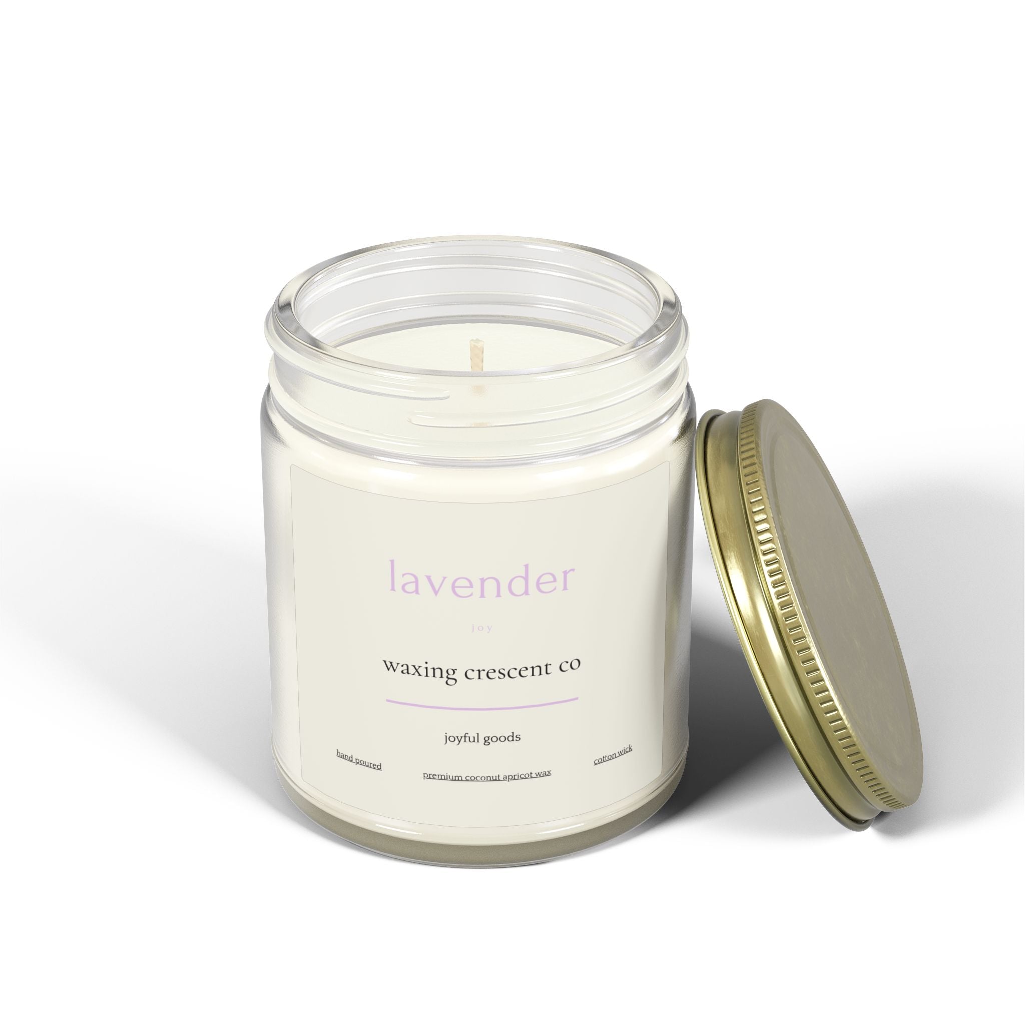 Premium Jarred Candle:  Lavender Scented