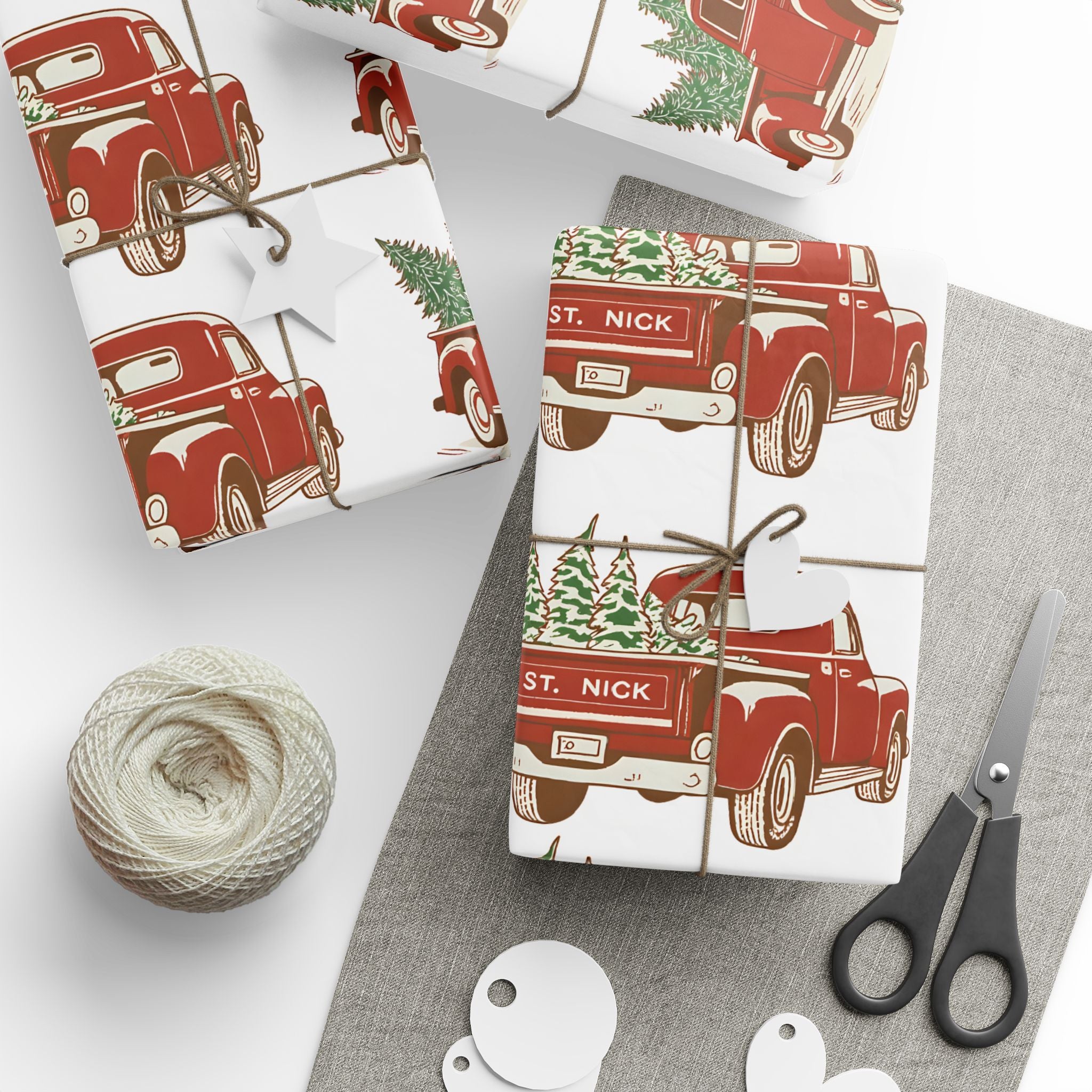 Holiday Gift Wrap:  Nick's Truck