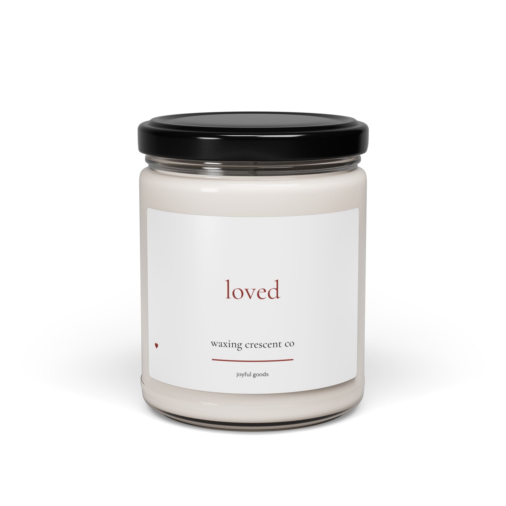 [loved] soy candle *white