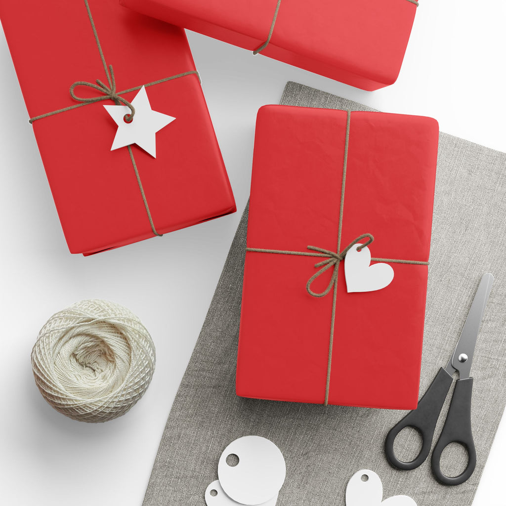 [solid love red] love day gift wrap *lovered