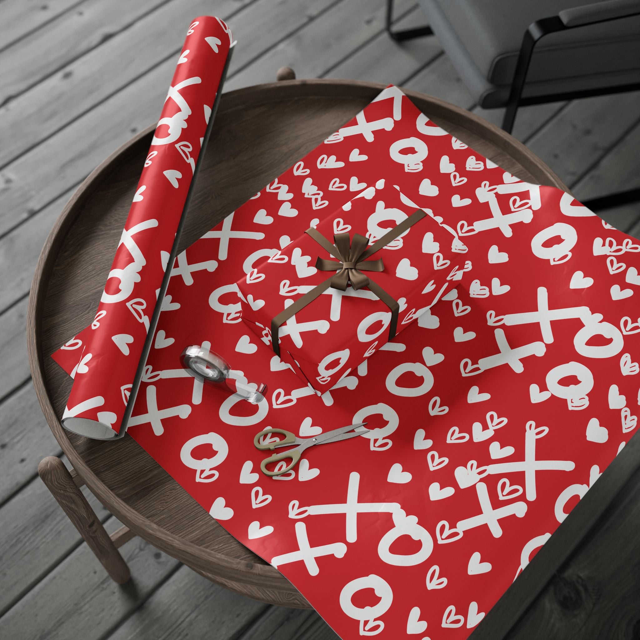 [x's and o's] love day gift wrap *lovered