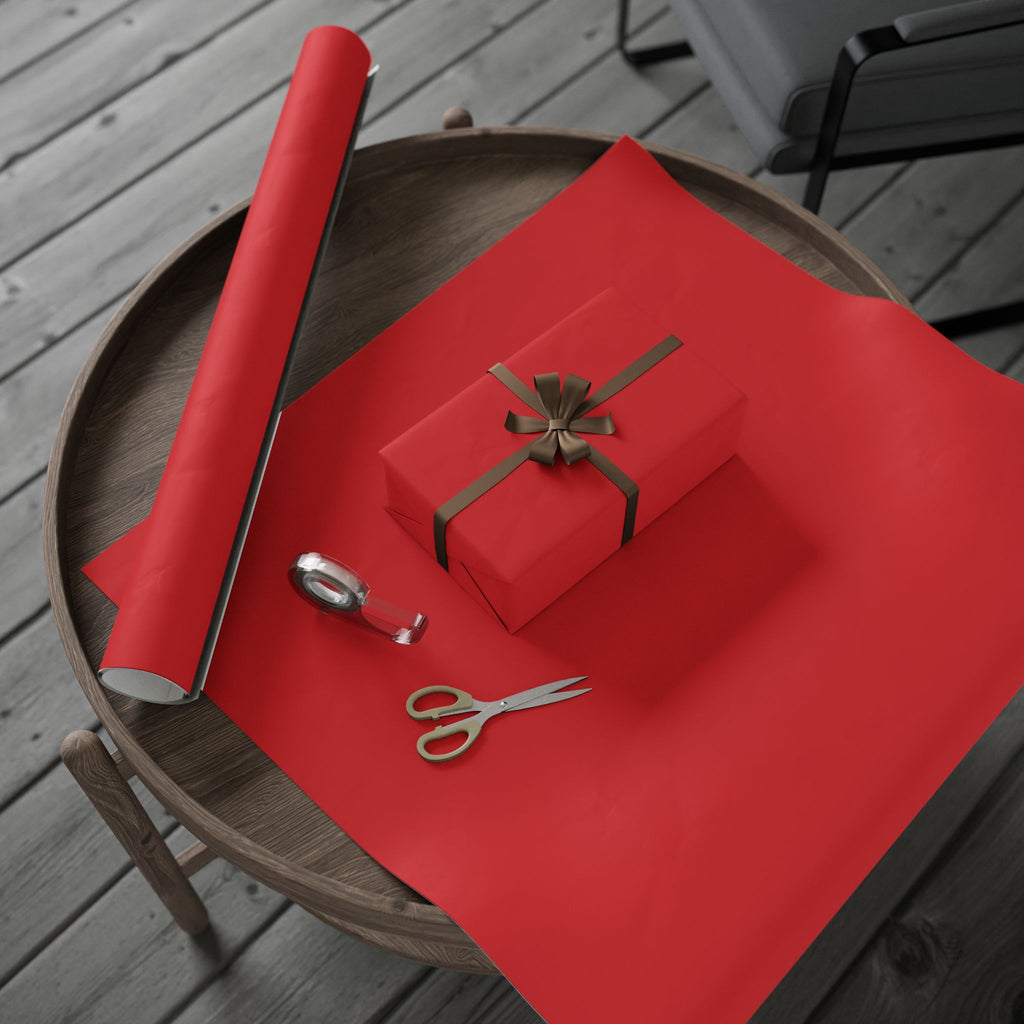 [solid love red] love day gift wrap *lovered