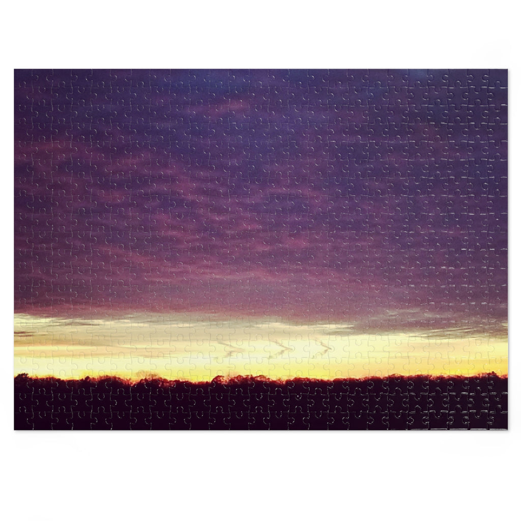 Jigsaw Puzzle with Tin:  Marching Forward