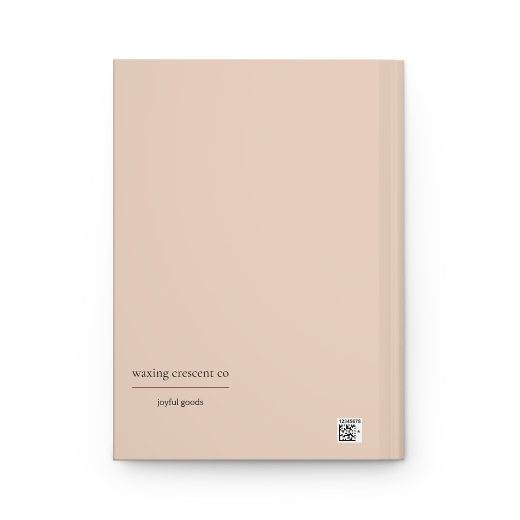 Hardcover Journal - my next chapter [champagne pink]