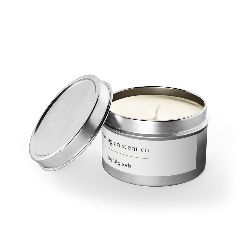 4oz Scented Tin Candle [vanilla bean]