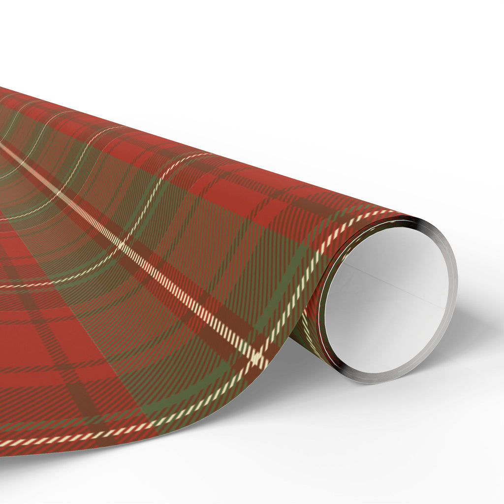 Holiday Gift Wrap:  Nick's Red Plaid Flannel