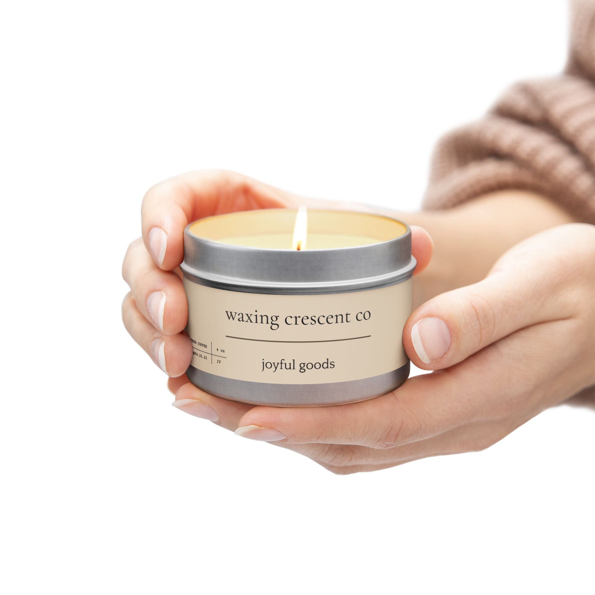 4oz Scented Tin Candle [fresh coffee]