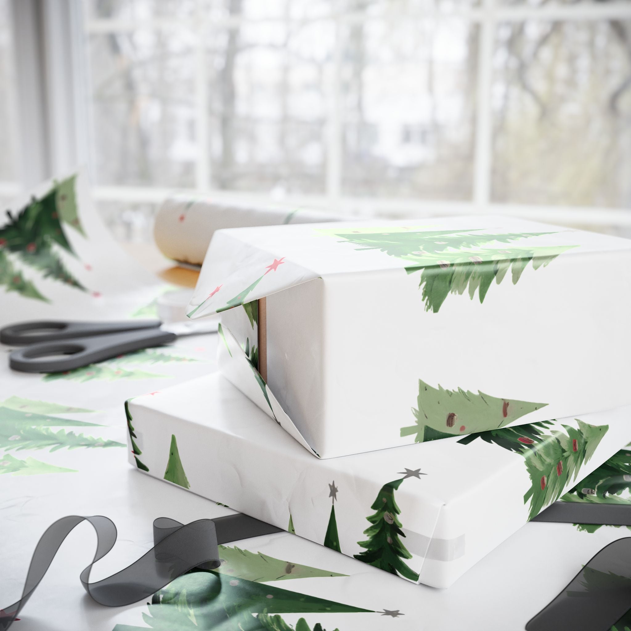 Holiday Gift Wrap:  Lovely Branches Print