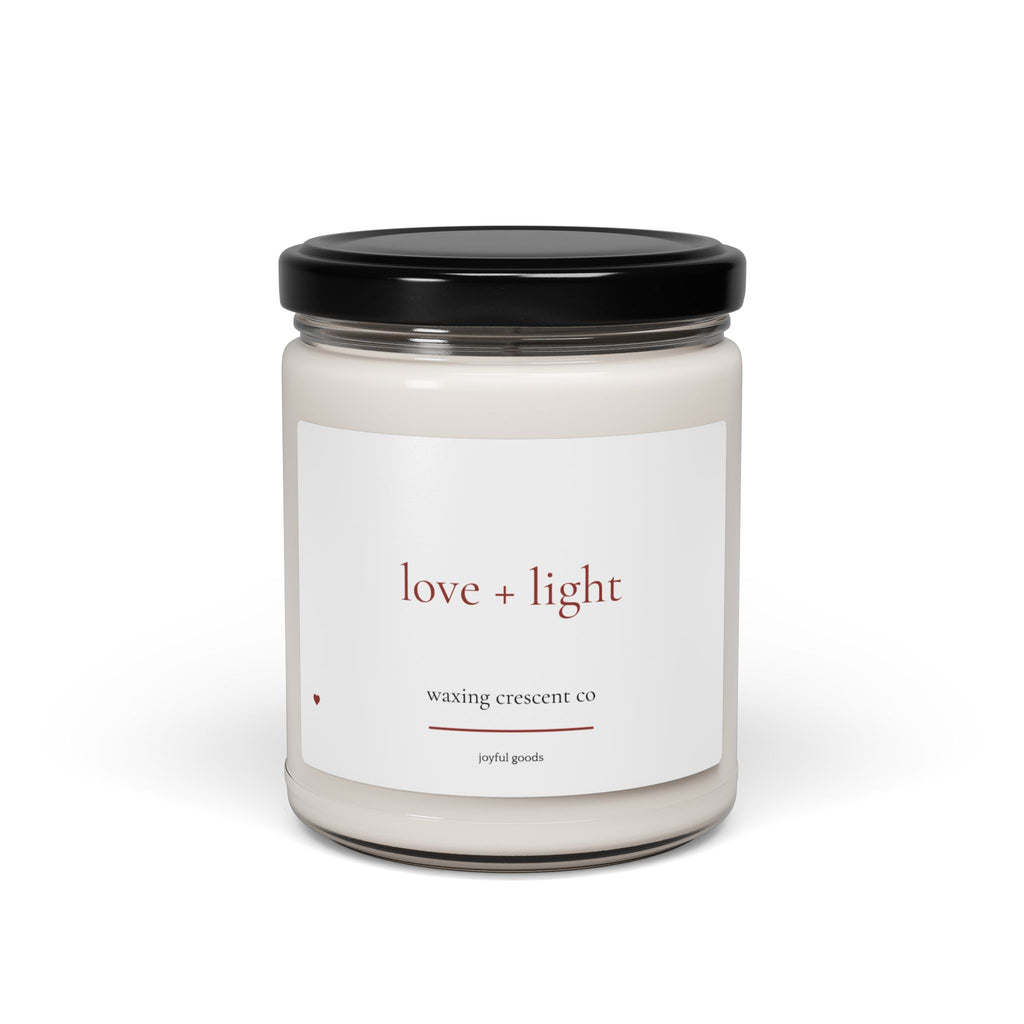 [love + light] soy candle *white