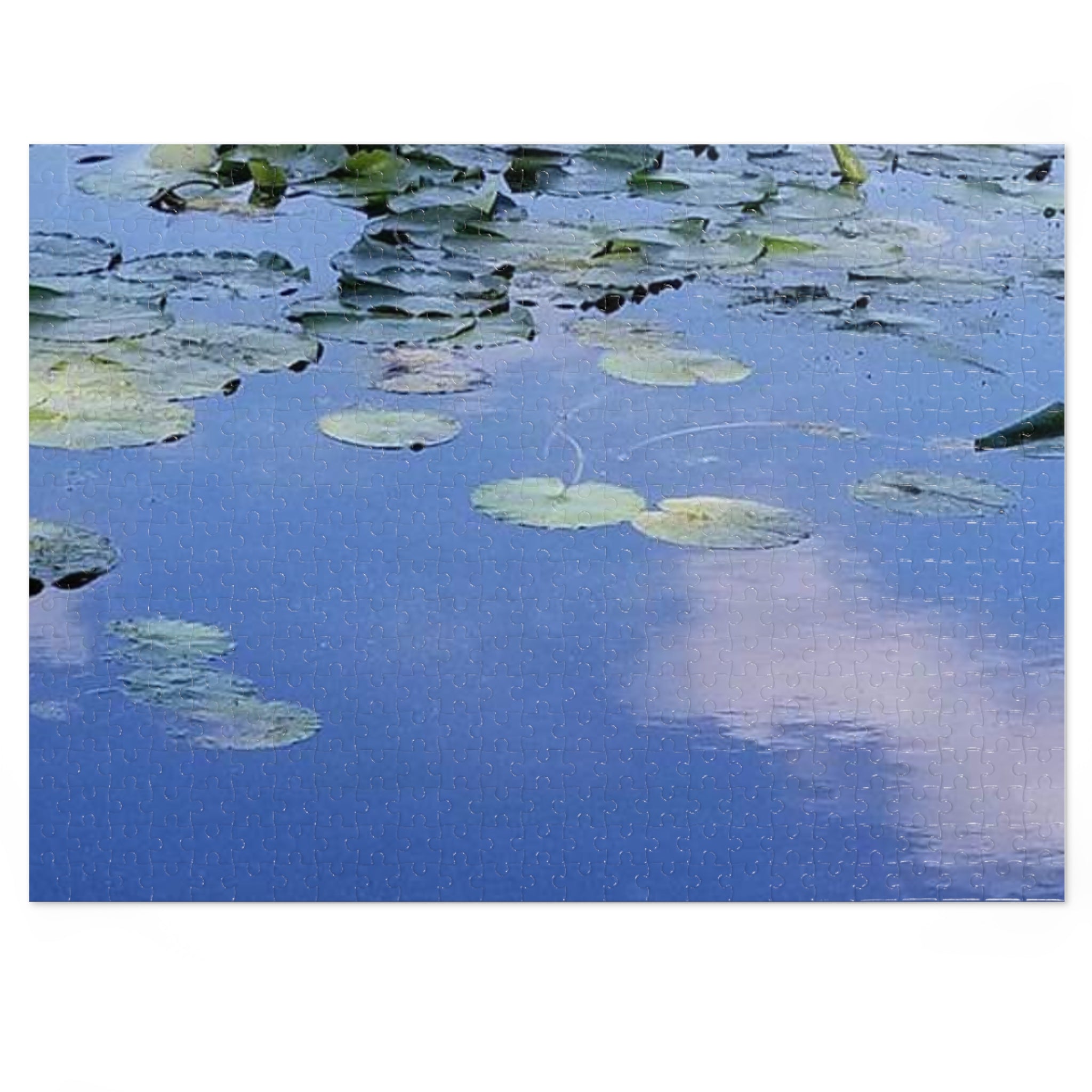 Jigsaw Puzzle with Tin:  Reflecting on Lily