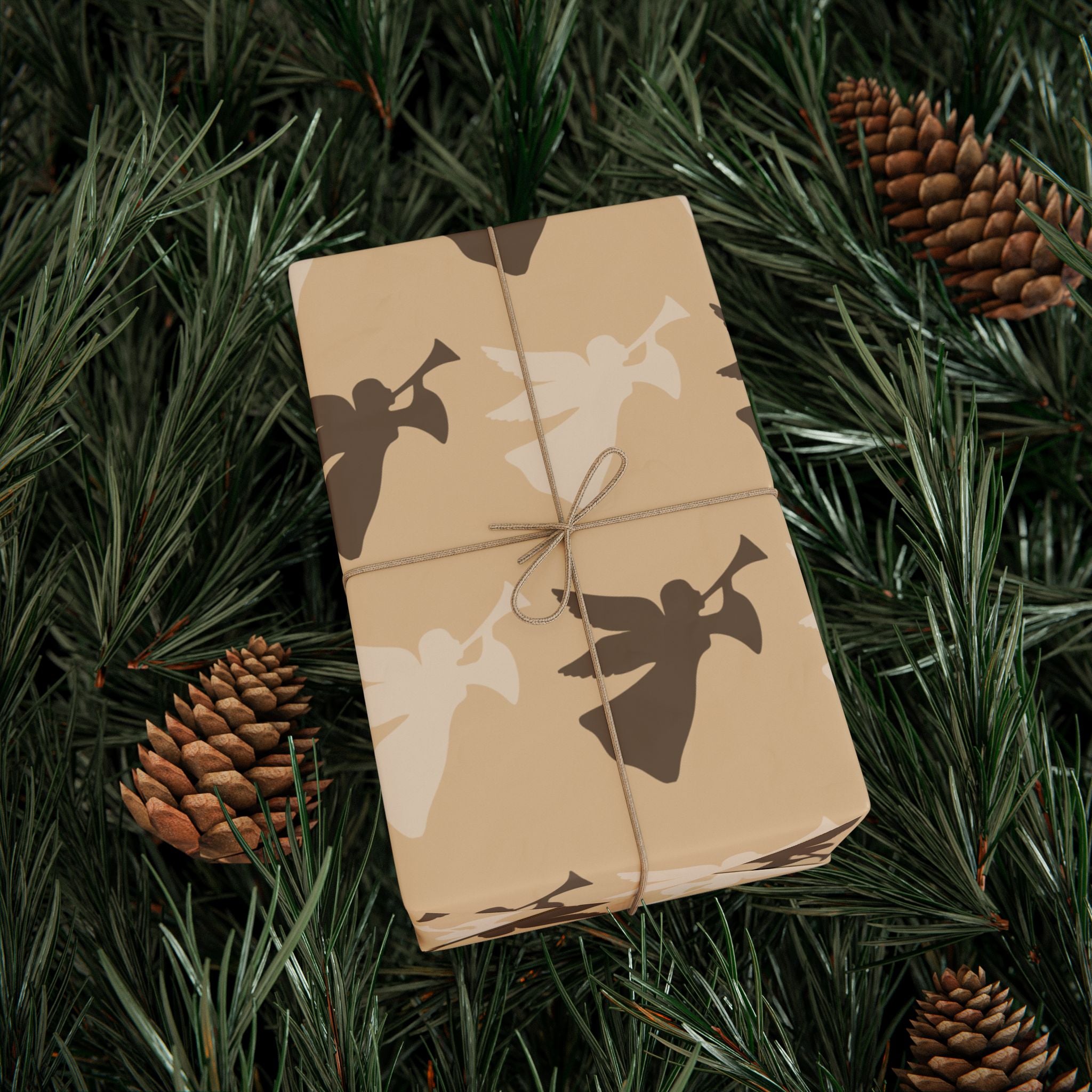 Holiday Gift Wrap:  Angels On High Print