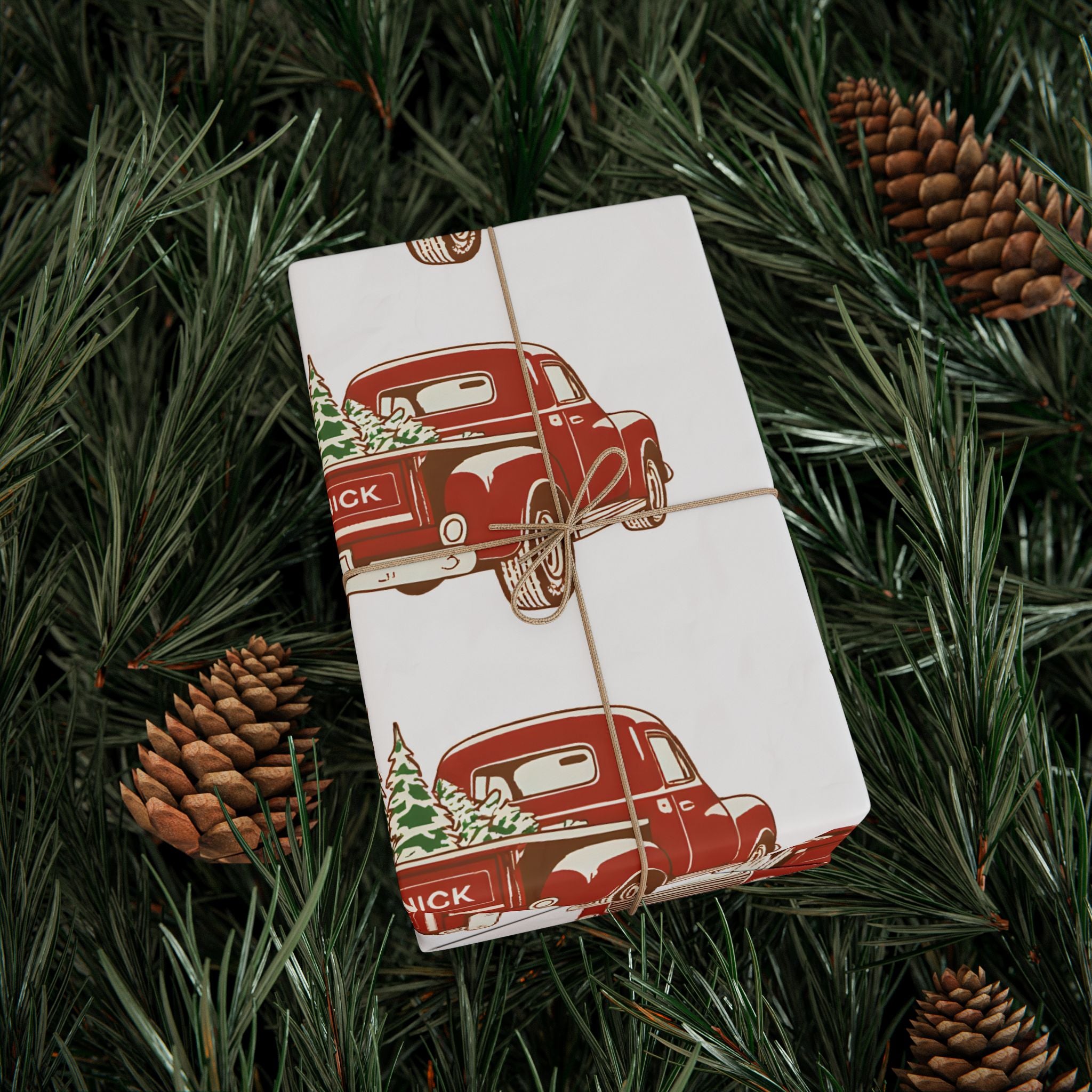 Holiday Gift Wrap:  Nick's Truck
