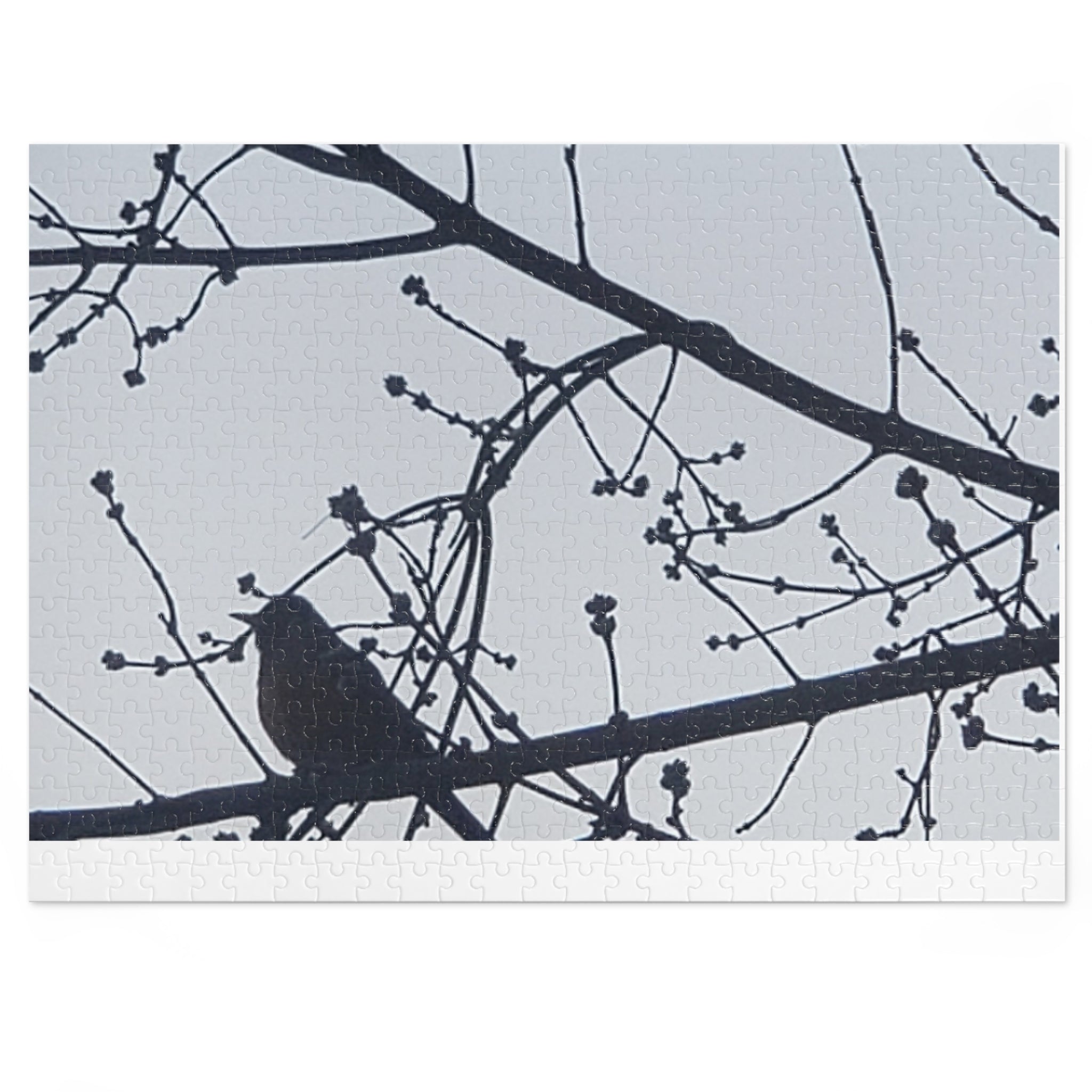 Jigsaw Puzzle with Tin:  Simple Bird