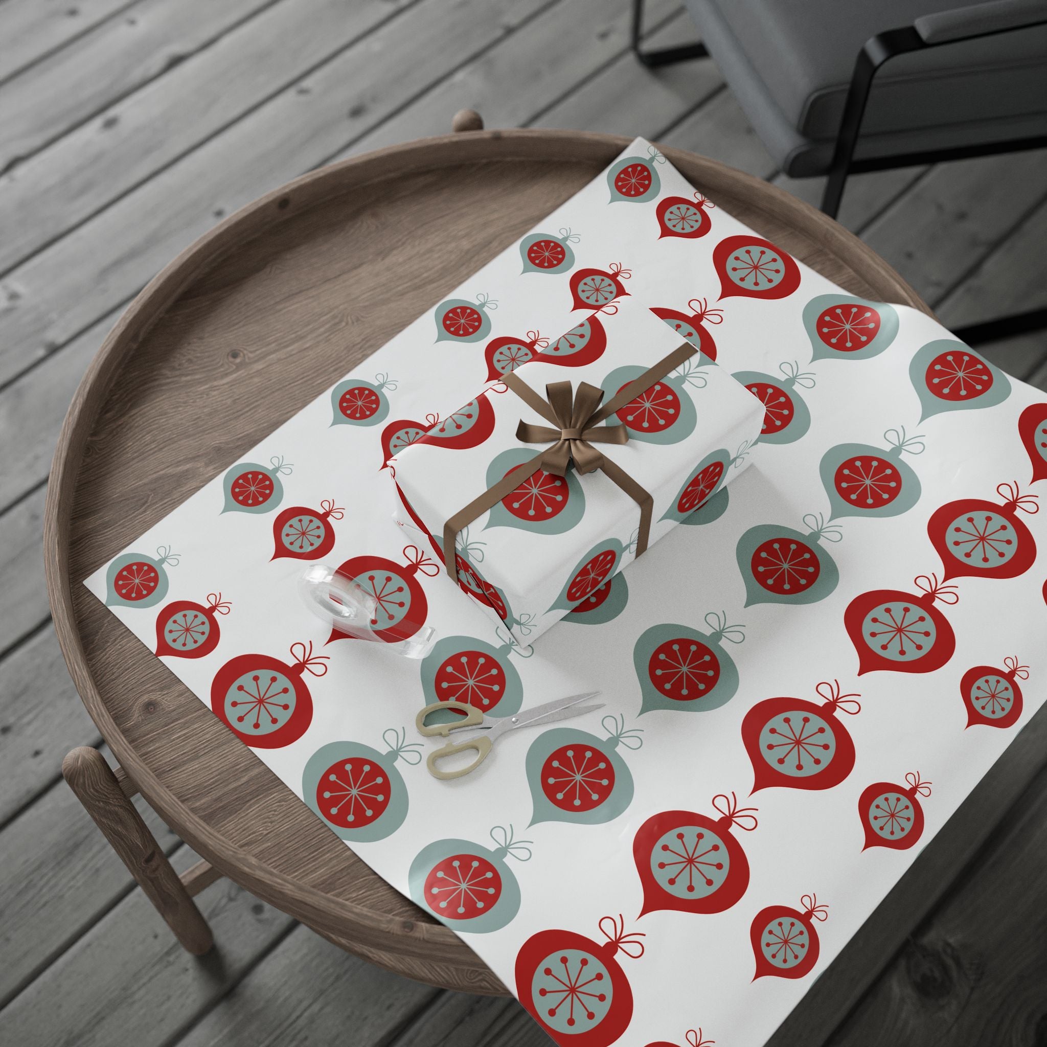 Holiday Gift Wrap:  All the Vintage Ornaments