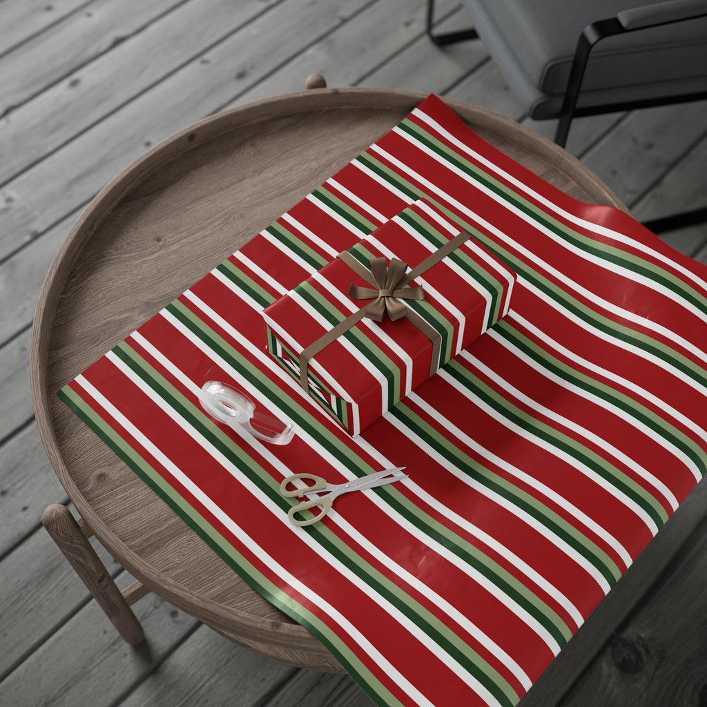 Holiday Gift Wrap:  How Lovely Stripe