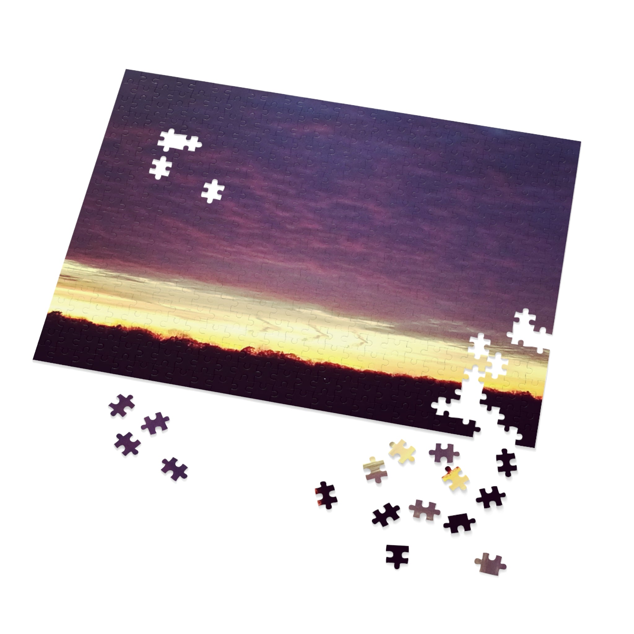 Jigsaw Puzzle with Tin:  Marching Forward