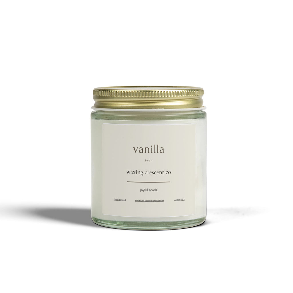 Premium Jarred Candle:  Vanilla Bean Scented