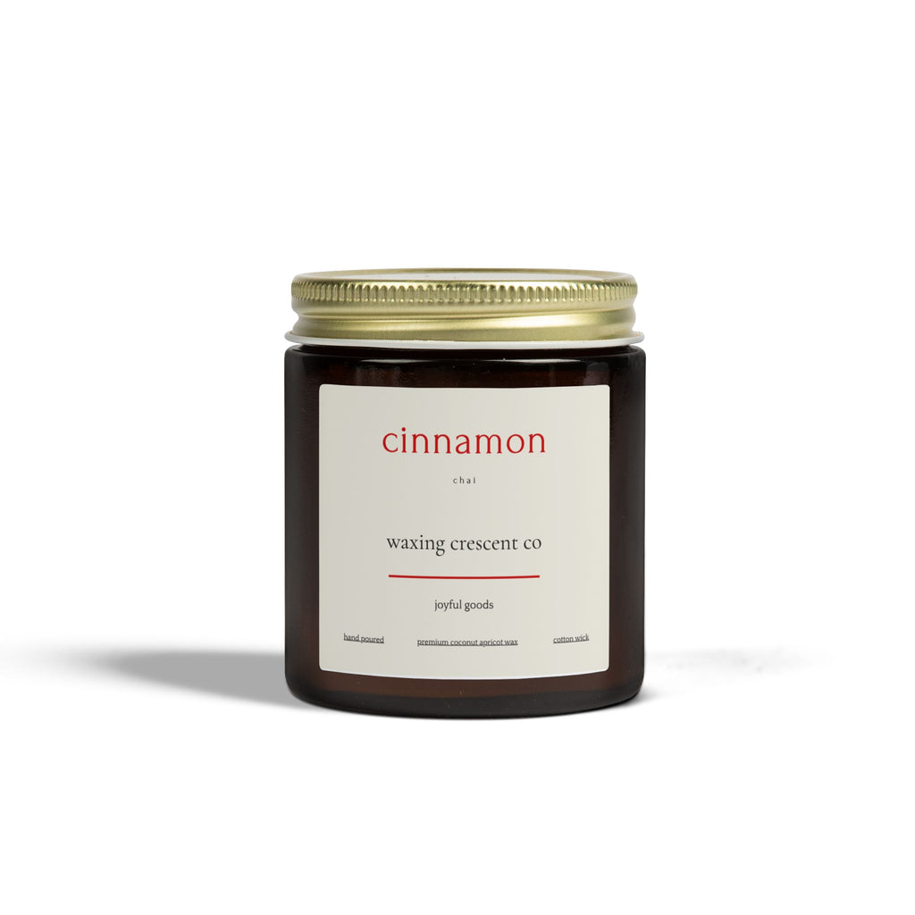 Premium Jarred Candle:  Cinnamon Chai Scented
