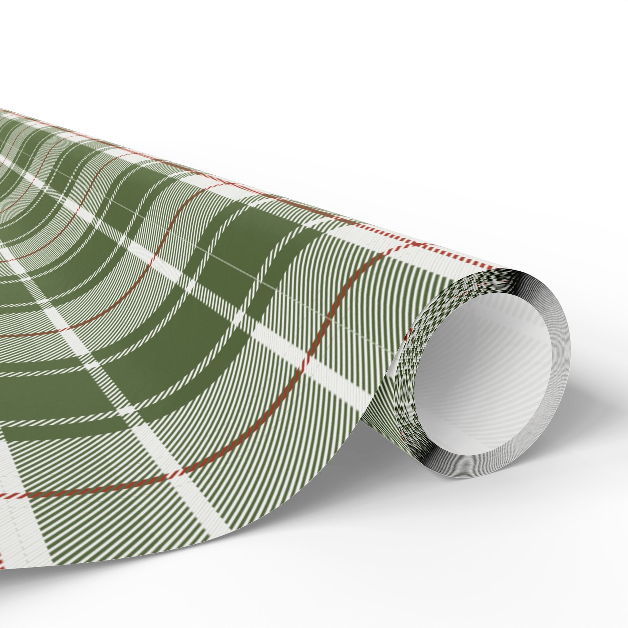 Holiday Gift Wrap:  Nick's Green Plaid Flannel