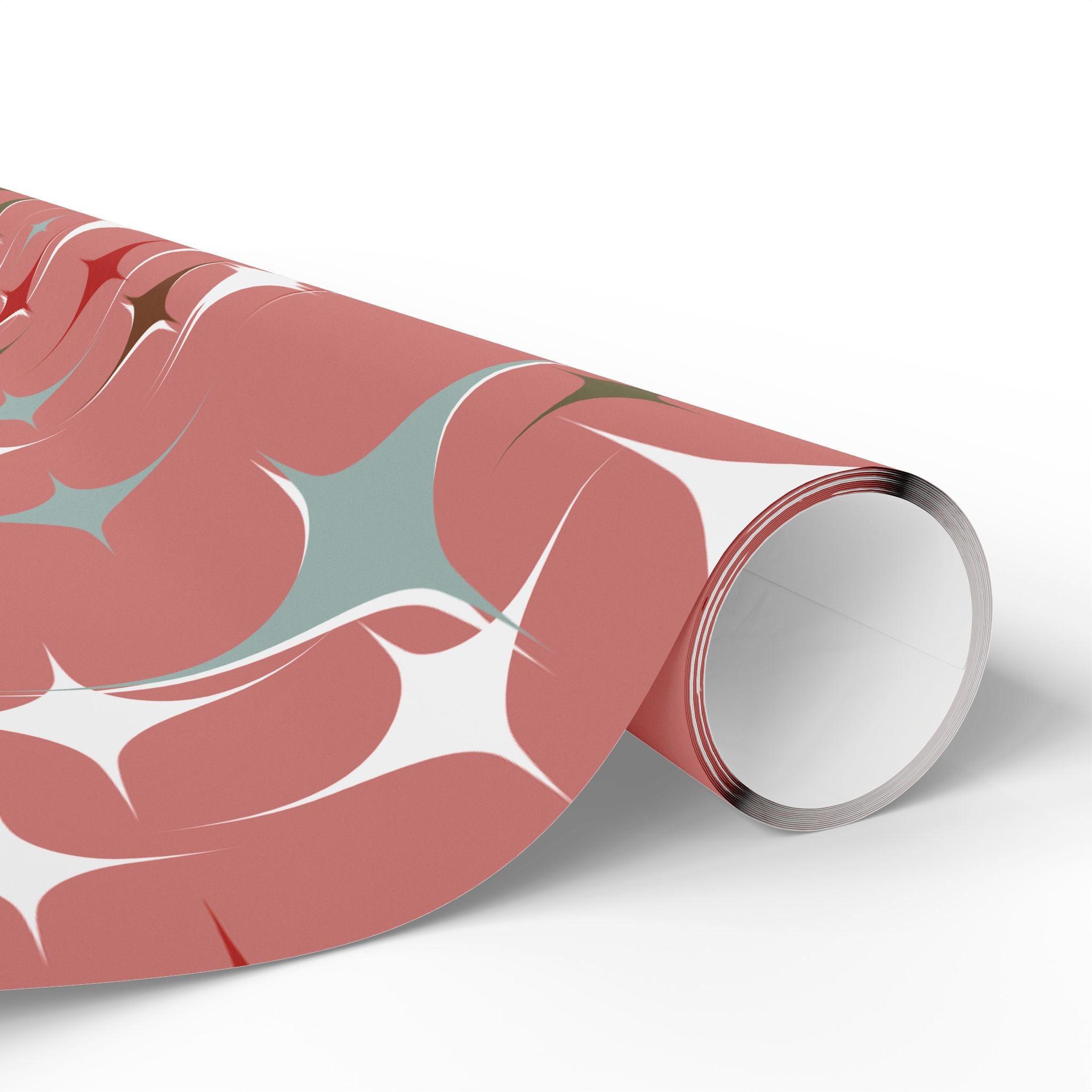 Holiday Gift Wrap:  Vintage Stars on Pink