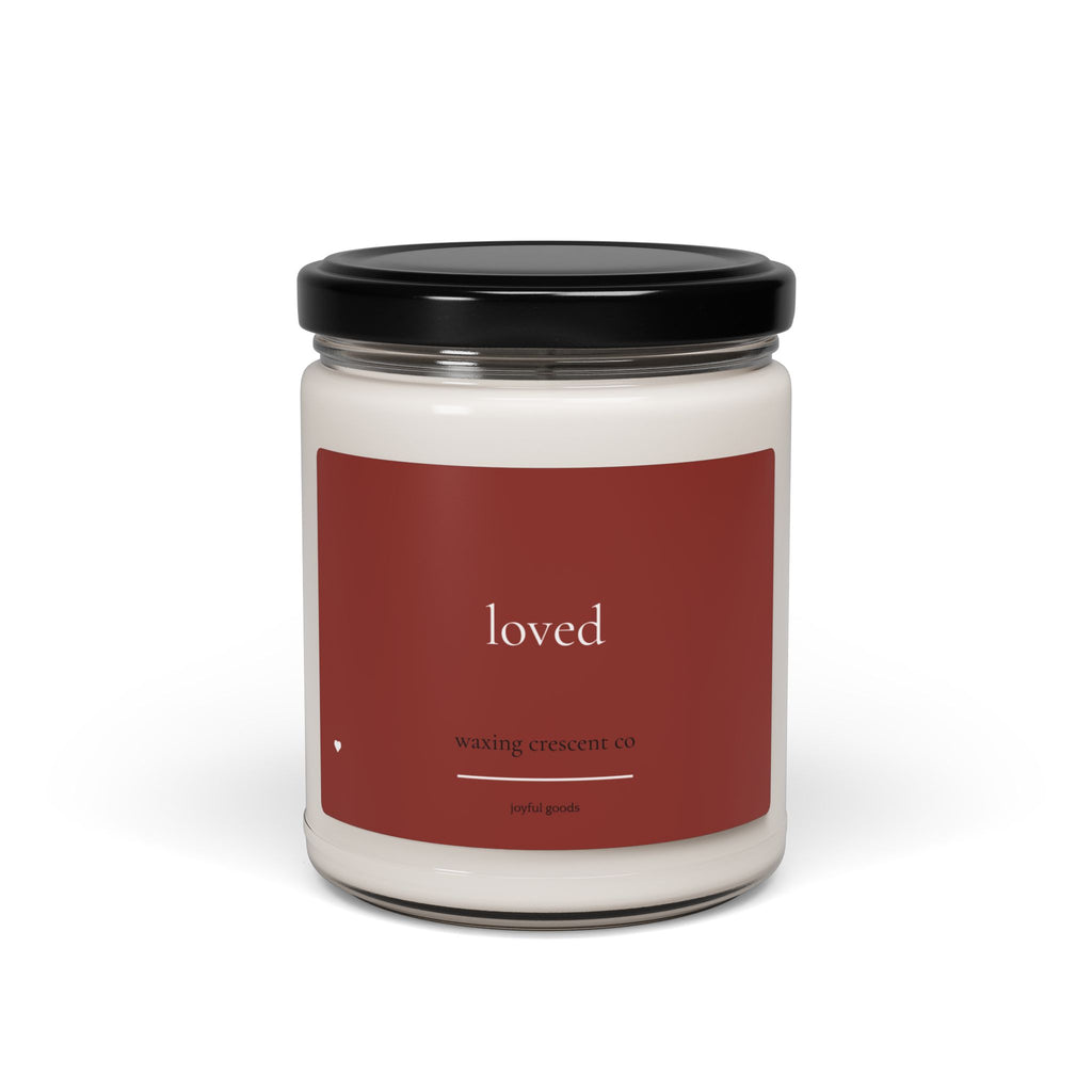 [loved] soy candle *red