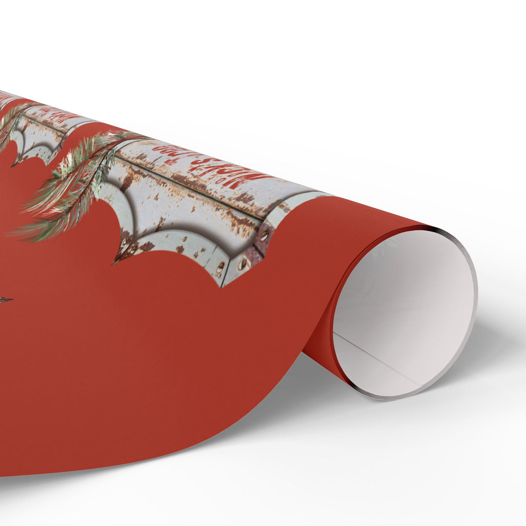 Holiday Gift Wrap:  Nick's Tree Farm Sign