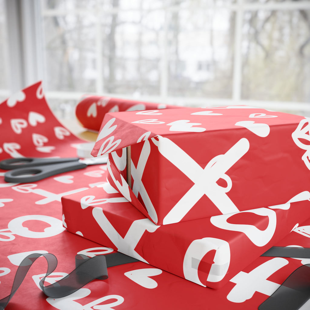 [x's and o's] love day gift wrap *lovered