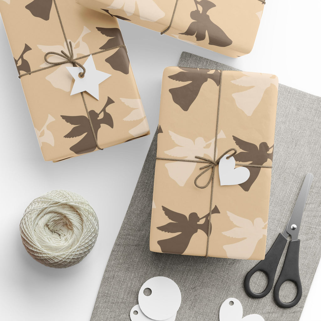Holiday Gift Wrap:  Angels On High Print