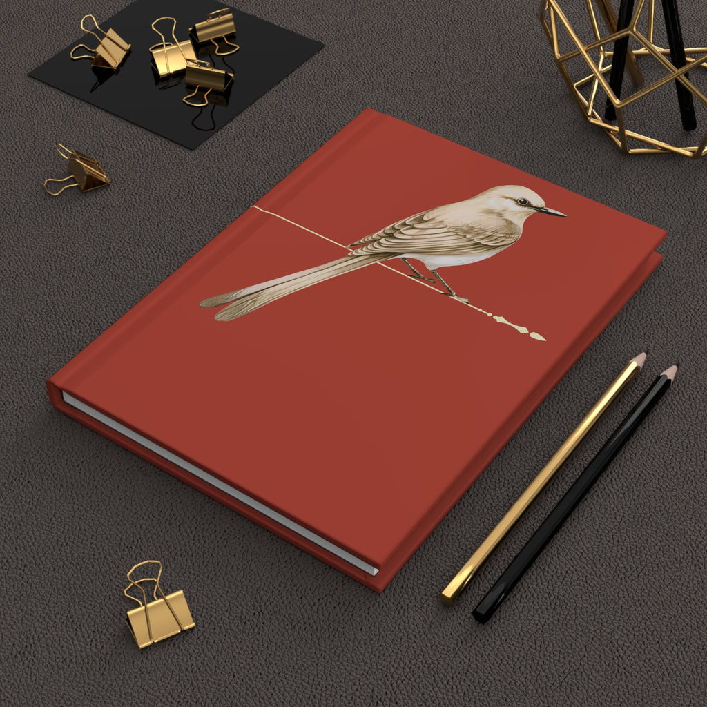 Hardcover Journal - bird on a wire
