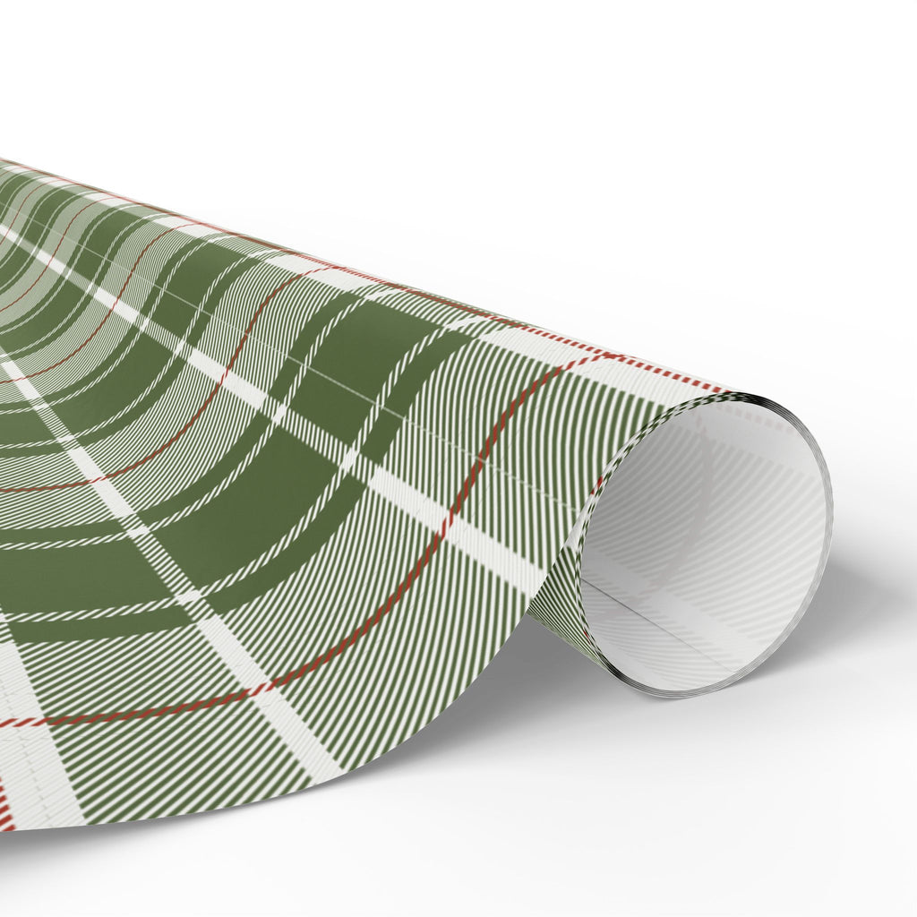 Holiday Gift Wrap:  Nick's Green Plaid Flannel