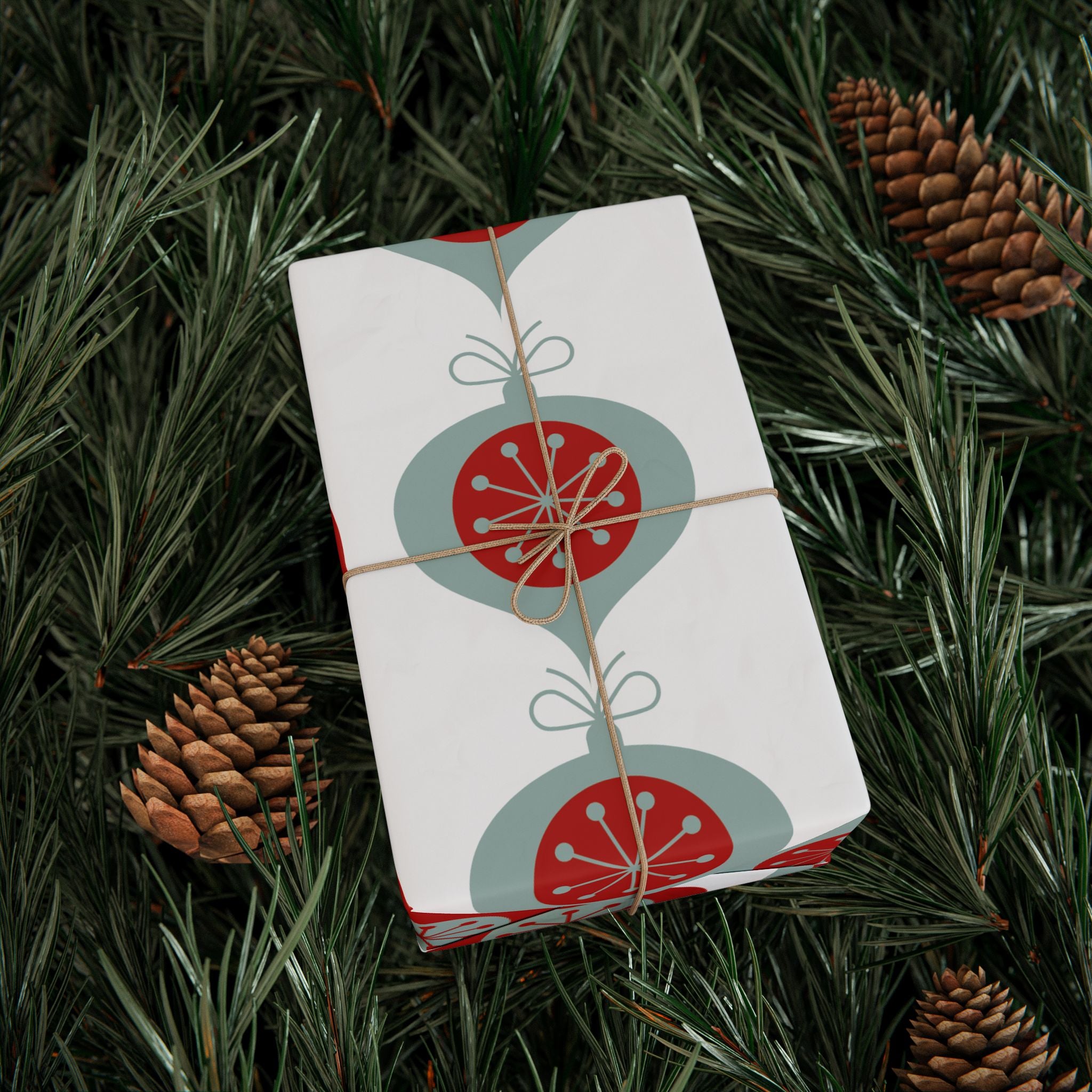 Holiday Gift Wrap:  All the Vintage Ornaments