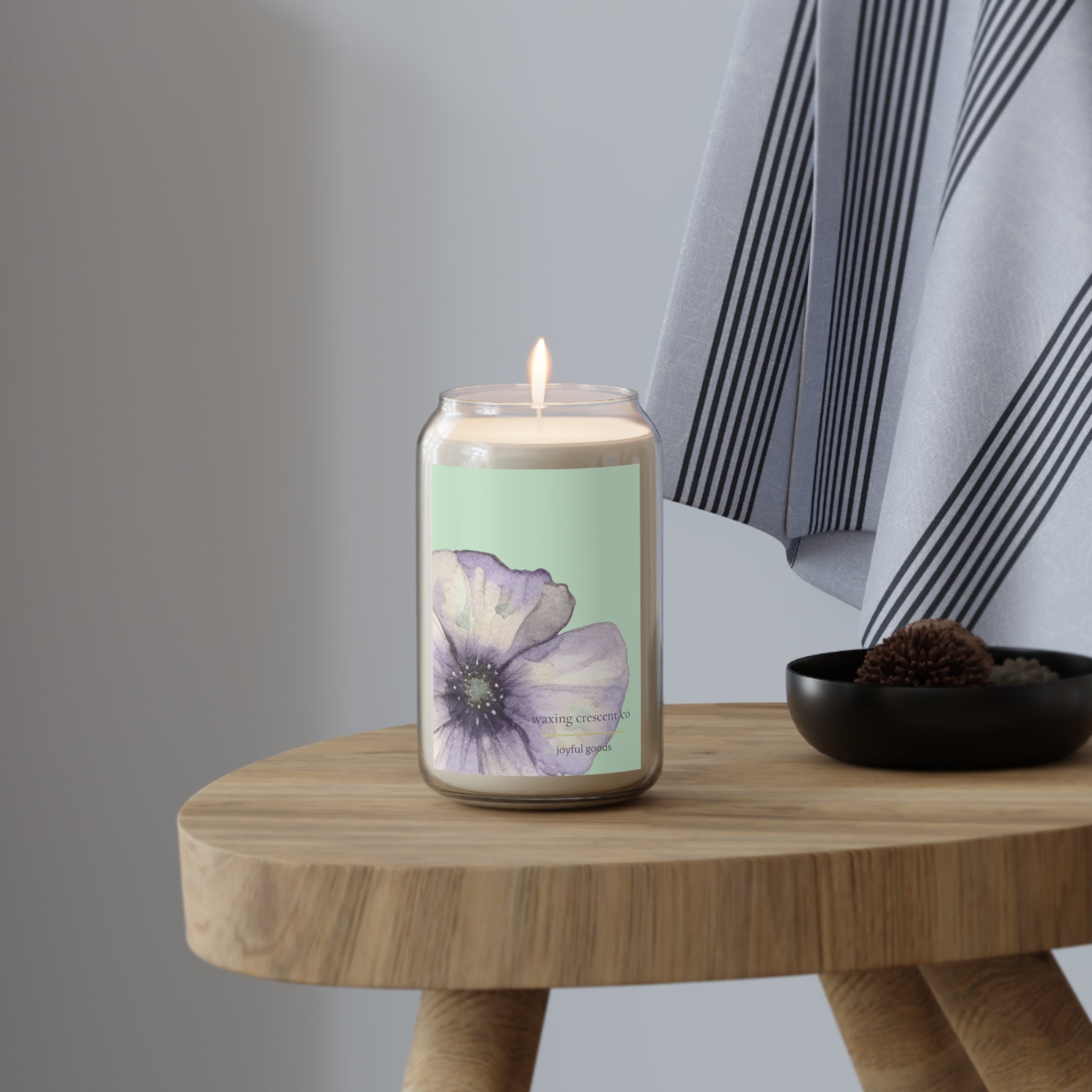 Aromatherapy Jar Candle:  Inhale, Exhale, Float