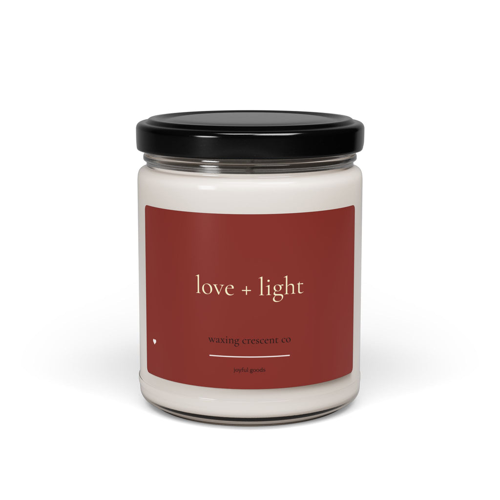 [love + light] soy candle *red