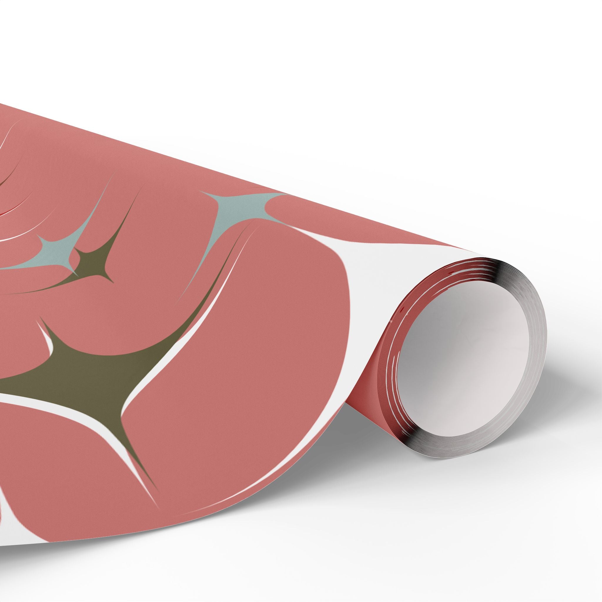 Holiday Gift Wrap:  Vintage Stars on Pink