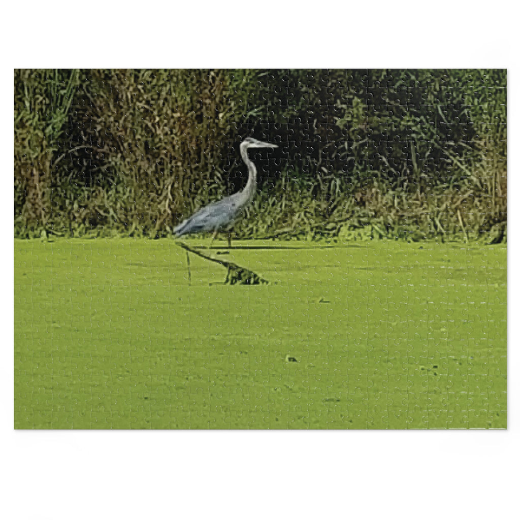 Jigsaw Puzzle with Tin:  Tip Toeing for Fish