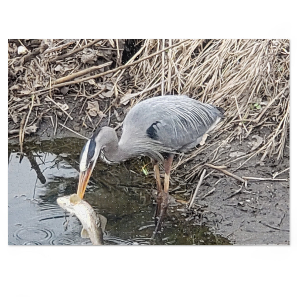 Jigsaw Puzzle with Tin:  Caught One