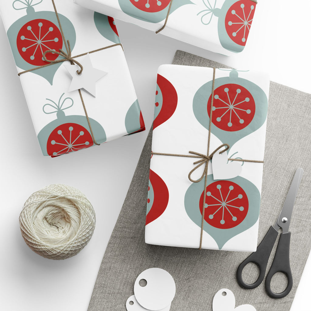 Holiday Gift Wrap:  All the Vintage Ornaments