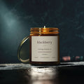 Premium Jarred Candle:  Blackberry Vanilla Scented Amber Jar