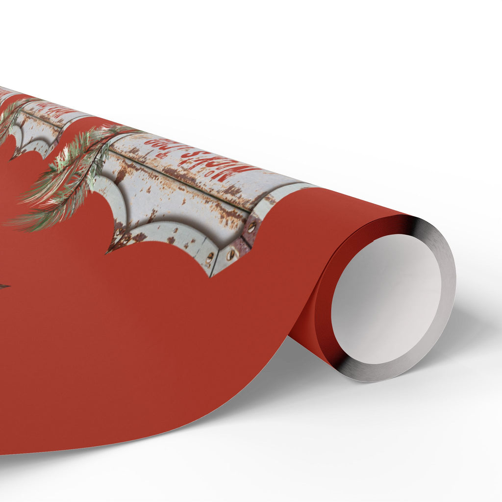 Holiday Gift Wrap:  Nick's Tree Farm Sign