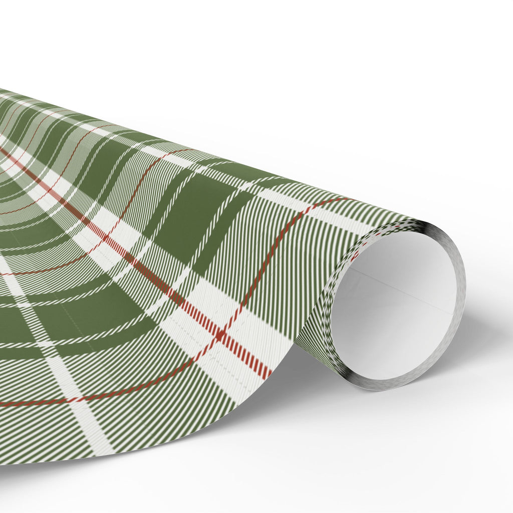 Holiday Gift Wrap:  Nick's Green Plaid Flannel