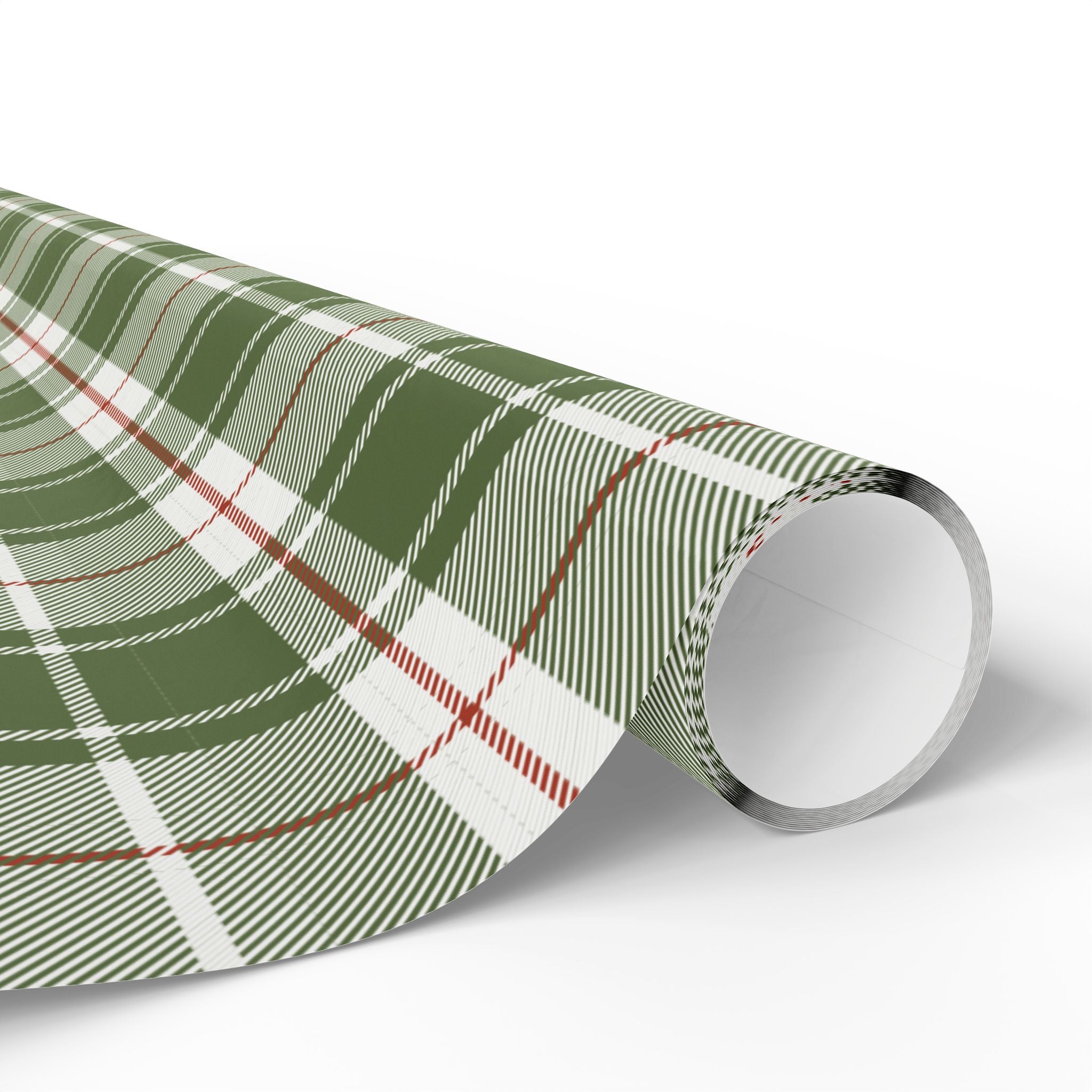 Holiday Gift Wrap:  Nick's Green Plaid Flannel